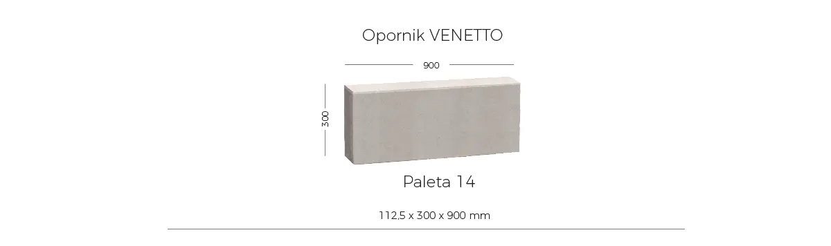 Wymiary kostki brukowej DAKOTA